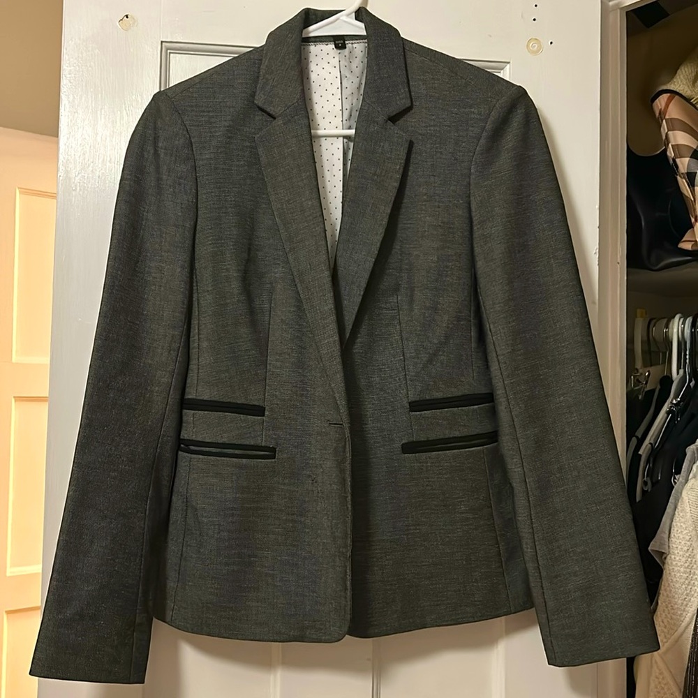 Express size 2 gray blazer